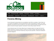 Tablet Screenshot of foverosmining.com